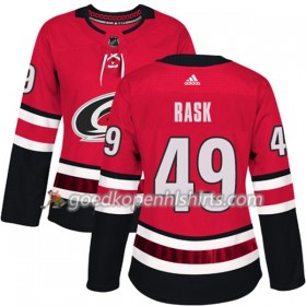 Carolina Hurricanes Victor Rask 49 Adidas 2017-2018 Rood Authentic Shirt - Dames